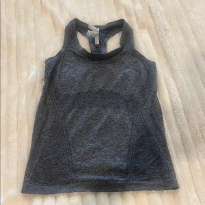 Athleta Charcoal Racerback Tank Top